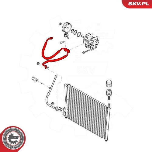 ESEN SKV Hochdruck-/Niederdruckleitung, Klimaanlage