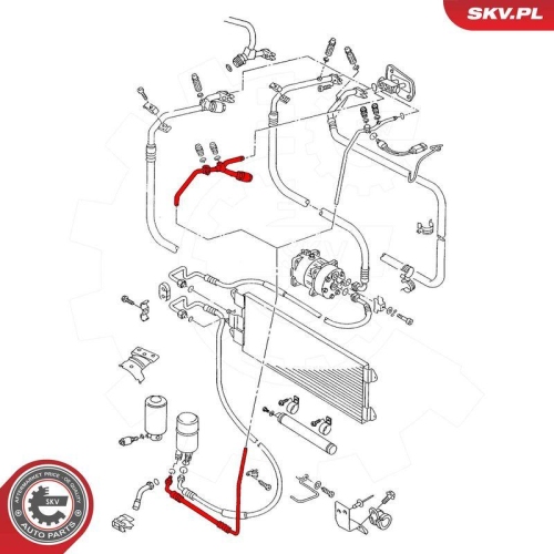 ESEN SKV Hochdruck-/Niederdruckleitung, Klimaanlage