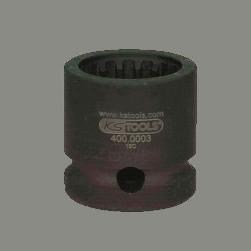 1/2 Zoll Spezial Stecknuss mit Sonderprofil, phosphatiert, 30 mm KS TOOLS