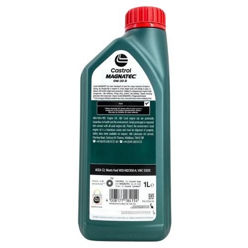 Motor&ouml;l Castrol Magnatec 0W-30 D Ford WSS-M2C 950-A ACEA C2 3 Liter 15F67C