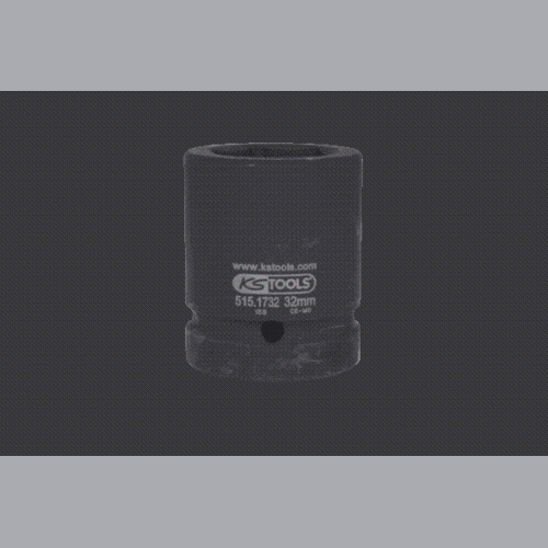 1 Zoll Sechskant-Kraft-Stecknuss, kurz, 32mm KS TOOLS 515.1732