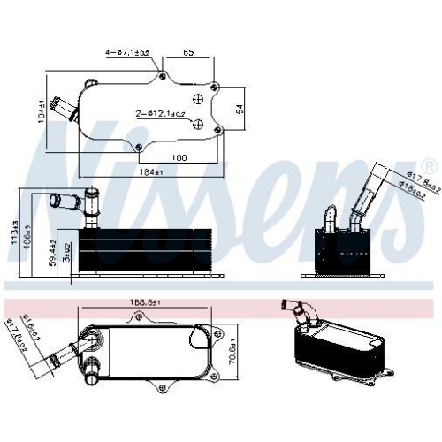 NISSENS &Ouml;lk&uuml;hler, Automatikgetriebe ** FIRST FIT ** 91724