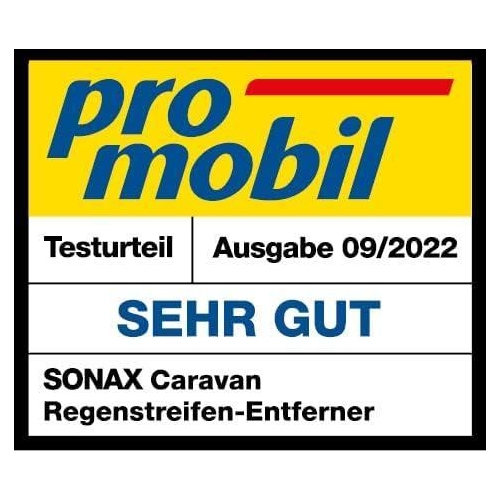 SONAX CARAVAN Regenstreifen Entferner 500ml Spezialreiniger Wohnmobil Wohnwagen
