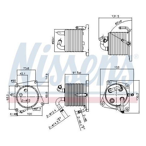 NISSENS &Ouml;lk&uuml;hler, Automatikgetriebe ** FIRST FIT ** 91293