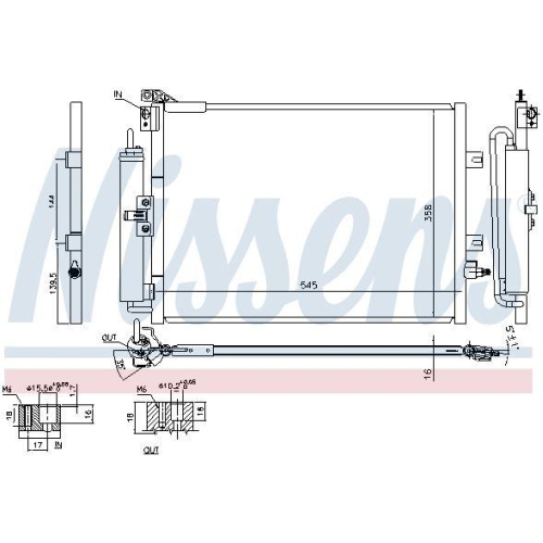 NISSENS Kondensator, Klimaanlage ** FIRST FIT ** 940142