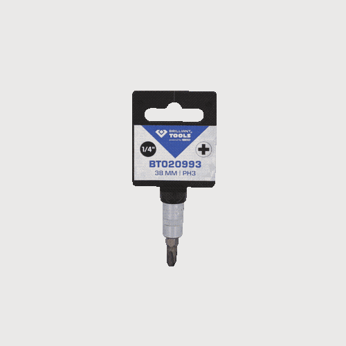 1/4 Zoll PH Kreuzschlitz Bit-Stecknuss, PH3 BRILLIANT TOOLS BT020993