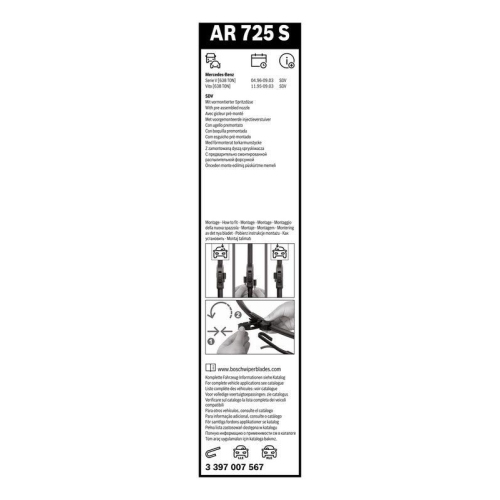 BOSCH Wischblatt Aerotwin Retrofit 3 397 007 567
