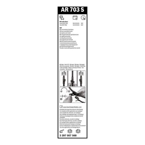 BOSCH Wischblatt Aerotwin Retrofit 3 397 007 568