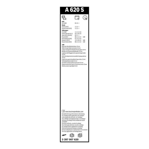 BOSCH Wischblatt Aerotwin 3 397 007 620