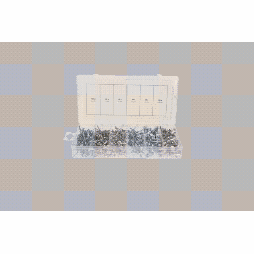 Sortiment Blindnieten, 400-tlg, 2,4 - 3,2 - 4 - 4,8 mm BRILLIANT TOOLS BT066950