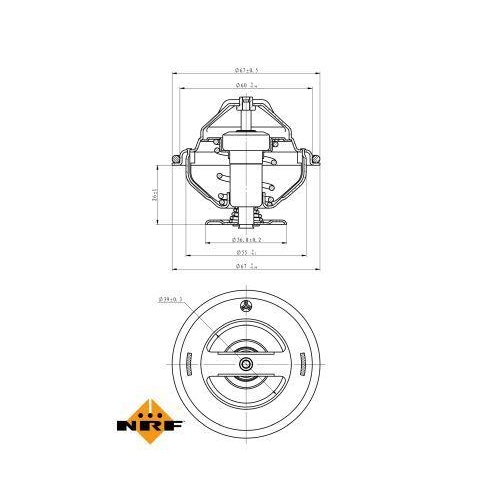 NRF Thermostat, K&uuml;hlmittel EASY FIT 725138