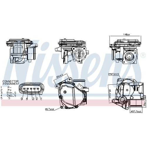 NISSENS AGR-Ventil ** FIRST FIT ** 98406
