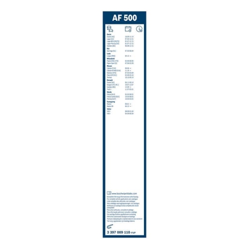 BOSCH Wischblatt Aerofit 3 397 009 110