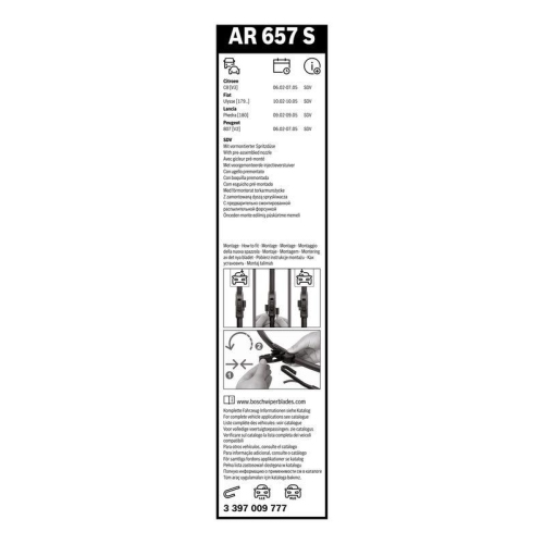 BOSCH Wischblatt Aerotwin Retrofit 3 397 009 777