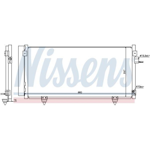 NISSENS Kondensator, Klimaanlage ** FIRST FIT ** 940257