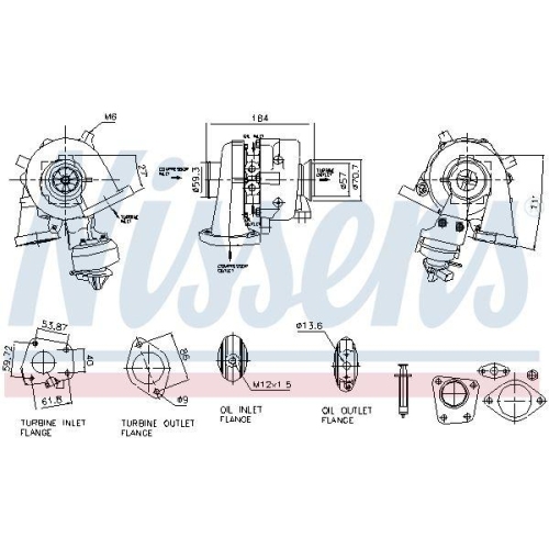 NISSENS Lader, Aufladung ** FIRST FIT ** 93943