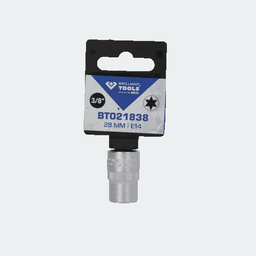 3/8 Zoll Torx-E-Stecknuss, E14 BRILLIANT TOOLS BT021838