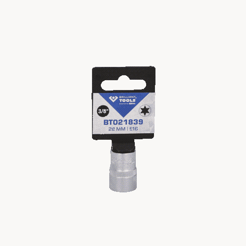 3/8 Zoll Torx-E-Stecknuss, E16 BRILLIANT TOOLS BT021839
