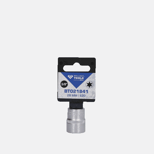 3/8 Zoll Torx-E-Stecknuss, E20 BRILLIANT TOOLS BT021841