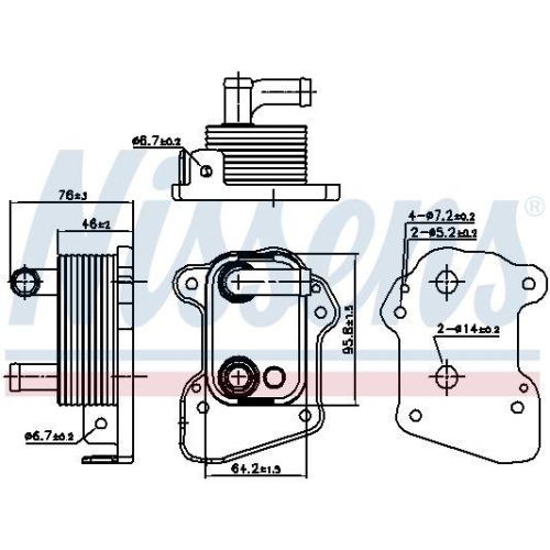 NISSENS &Ouml;lk&uuml;hler, Motor&ouml;l ** FIRST FIT ** 90977