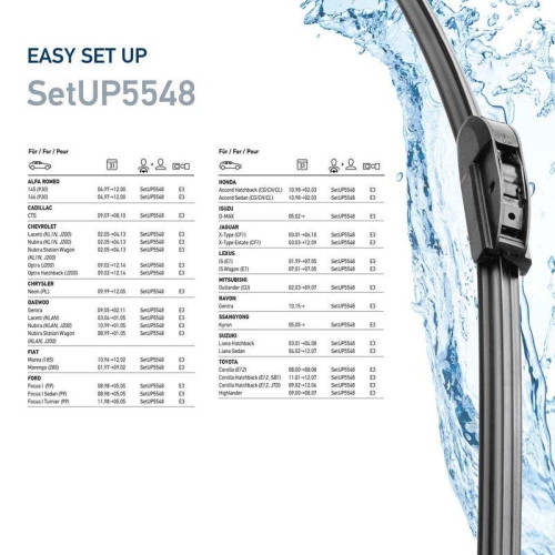 HELLA Wischblatt EasySets 9XW 358 164-251
