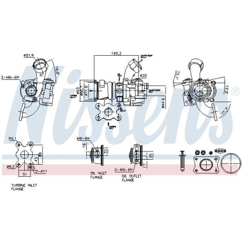 NISSENS Lader, Aufladung ** FACTORY NEW ** 93305