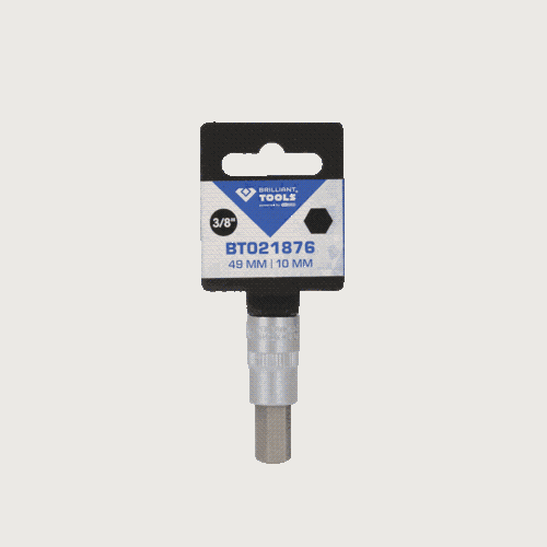 3/8 Zoll Innensechskant Bit-Stecknuss, 10 mm BRILLIANT TOOLS BT021876