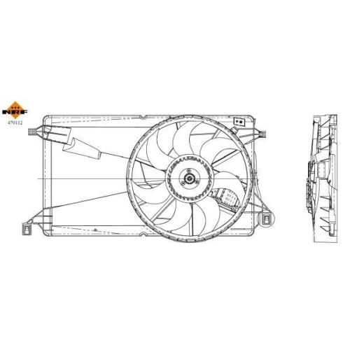 NRF L&uuml;fter, Motork&uuml;hlung 470112