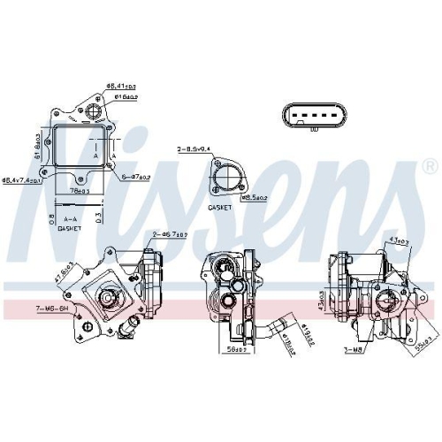 NISSENS AGR-Ventil ** FIRST FIT ** 98524