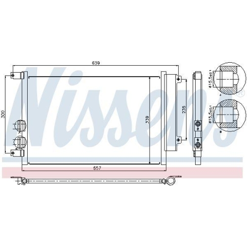 NISSENS Kondensator, Klimaanlage ** FIRST FIT ** 94744