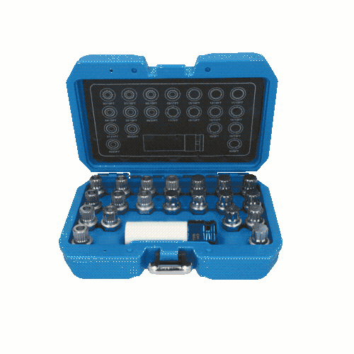 Felgenschloss-Sortiment f&uuml;r BMW, 21-tlg BRILLIANT TOOLS BT691230