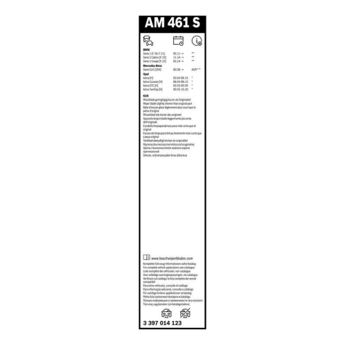 BOSCH Wischblatt Aerotwin Multi-Clip 3 397 014 123