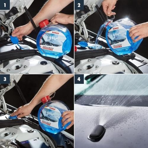 SONAX Antifrost + Klarsicht gebrauchsfertig Frostschutz bis -20°C 3L 03324000