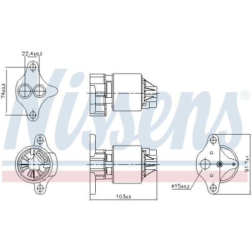 NISSENS AGR-Ventil ** FIRST FIT ** 98560