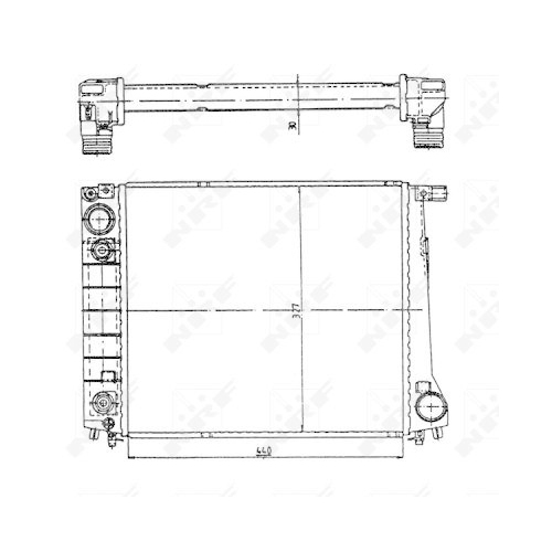 NRF K&uuml;hler, Motork&uuml;hlung EASY FIT 51350
