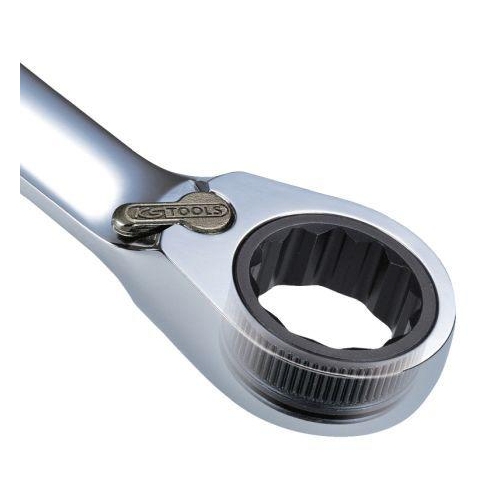 DUO GEARplus Ringmaulschl&uuml;ssel,Maul-Ratschenfunktion 15mm, umschaltbar KS TOOLS