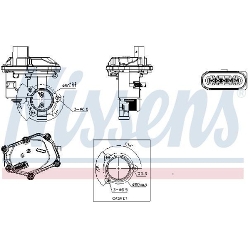 NISSENS AGR-Ventil ** FIRST FIT ** 98340