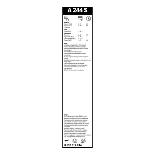 BOSCH Wischblatt Aerotwin 3 397 014 244