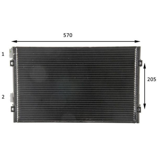 MAHLE Kondensator, Klimaanlage BEHR *** PREMIUM LINE *** AC 820 000P