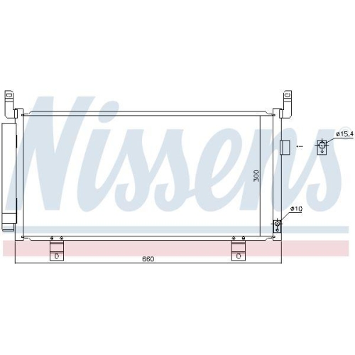 NISSENS Kondensator, Klimaanlage ** FIRST FIT ** 940437