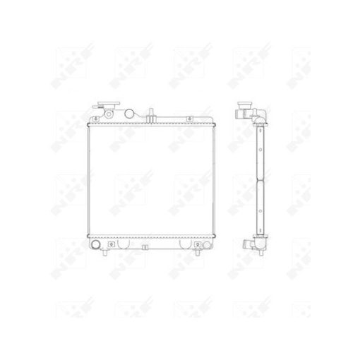 NRF K&uuml;hler, Motork&uuml;hlung EASY FIT 53257