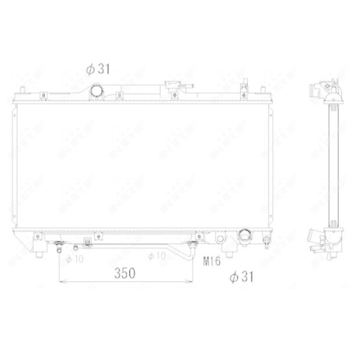 NRF K&uuml;hler, Motork&uuml;hlung EASY FIT 53264