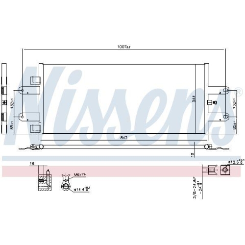 NISSENS Kondensator, Klimaanlage ** FIRST FIT ** 940440