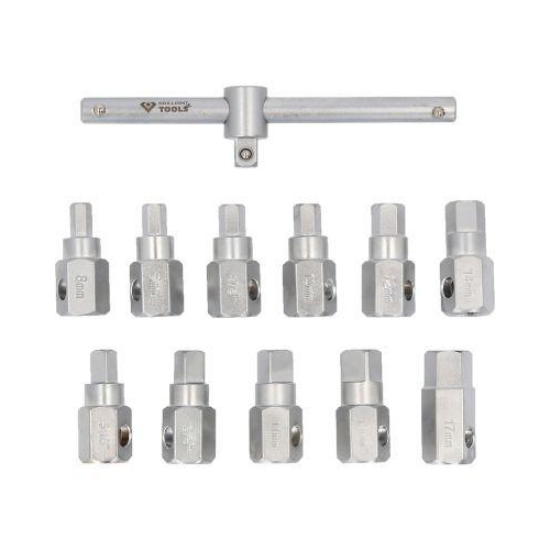 &Ouml;ldienst-Stecknuss-Satz, 12-tlg BRILLIANT TOOLS BT711150