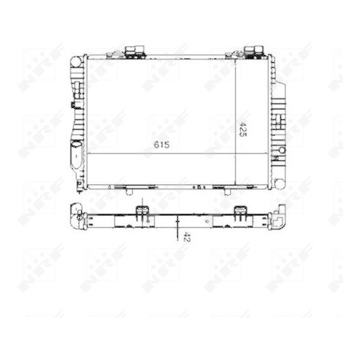 NRF K&uuml;hler, Motork&uuml;hlung EASY FIT 55333