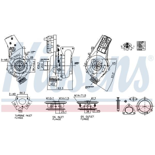 NISSENS Lader, Aufladung ** FIRST FIT ** 93969