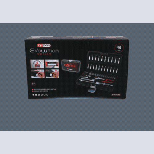 1/4 Zoll Steckschl&uuml;ssel-Satz, 46-tlg KS TOOLS 911.0646