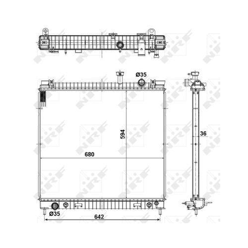 NRF K&uuml;hler, Motork&uuml;hlung EASY FIT 56082
