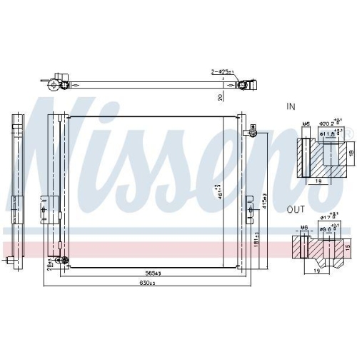 NISSENS Kondensator, Klimaanlage ** FIRST FIT ** 940847