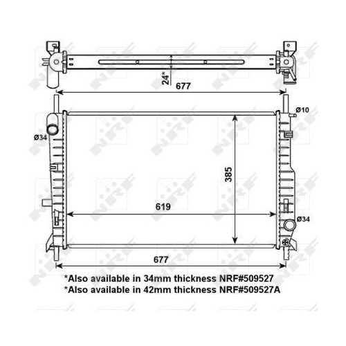 NRF K&uuml;hler, Motork&uuml;hlung EASY FIT 56135